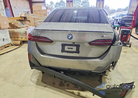 2024 BMW I5 M60 from USA, damaged, VIN WBY43FK09RCR40753